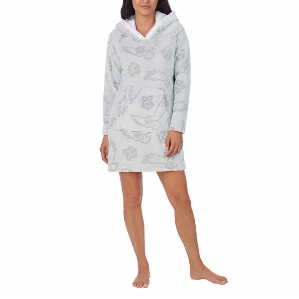 Medium, Harry Potter Ladies' Fleece Lounger w/ Cozy Hood